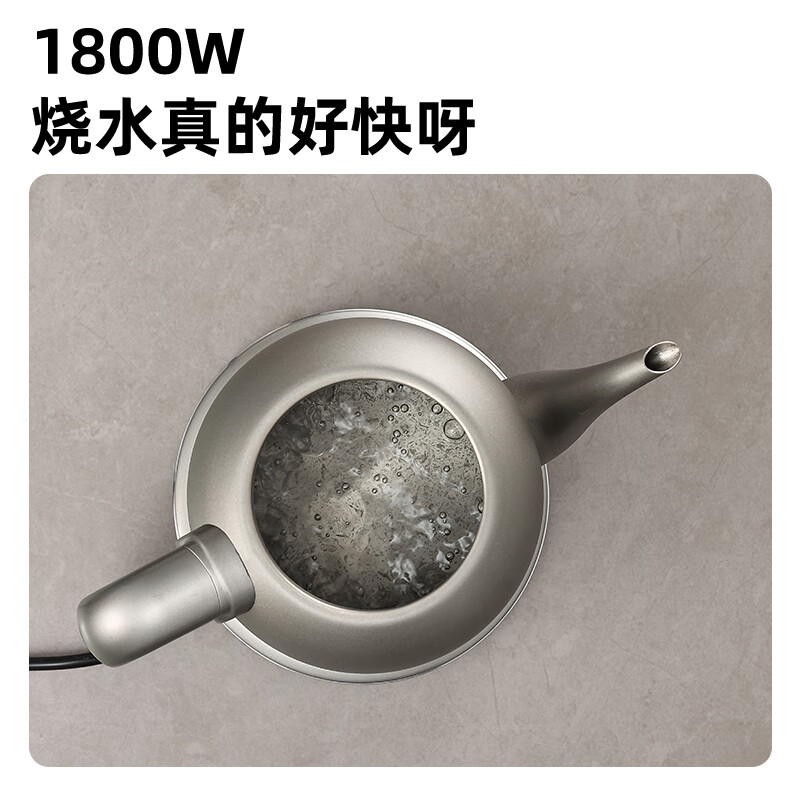 Lehongjun Japan imported pure titanium quick kettle household insulation constant temperature tea kettle large capacity special coffee pot T5 pure titanium kettle 1350 watts
