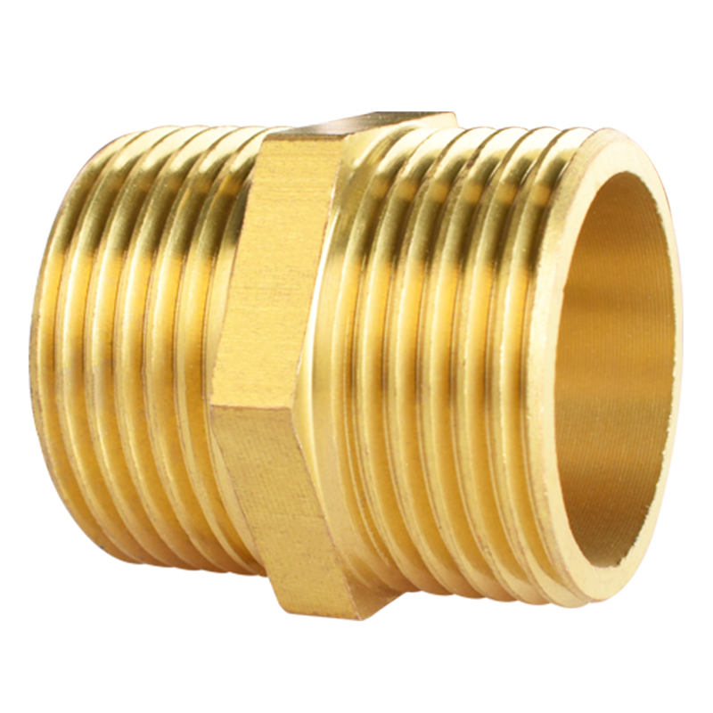 Golden Horn Taurus 4-point wire connector water pipe adapter direct four-point double outer wire connector brass water inlet hose accessories 2 pack