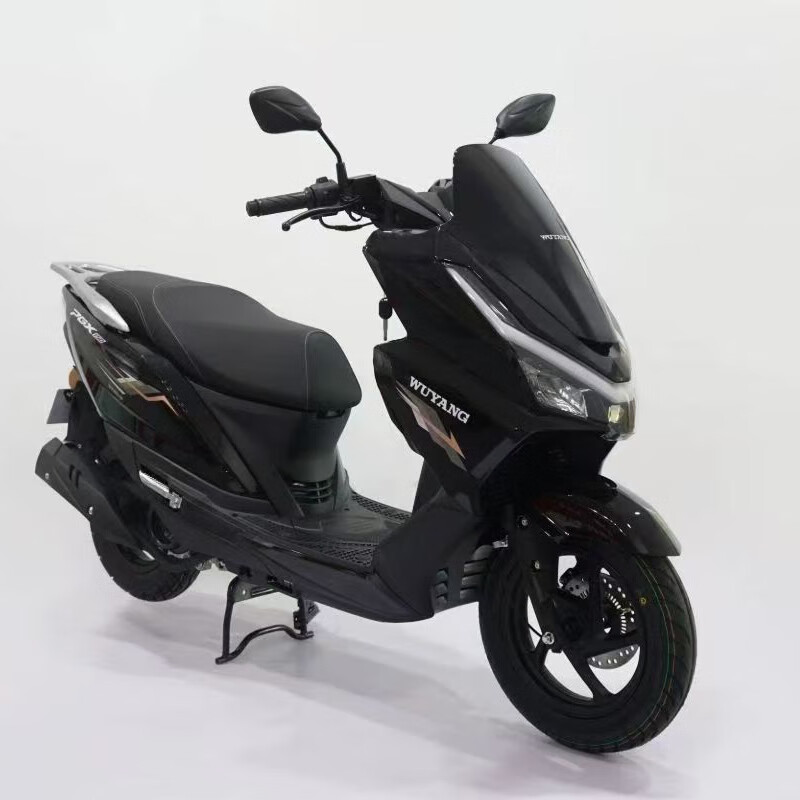 Wuyang (WUYANG) 2025 new PGX150 luxury front and rear disc brake scooter National IV EFI WY150T-4F Pearl Black/Standard Edition