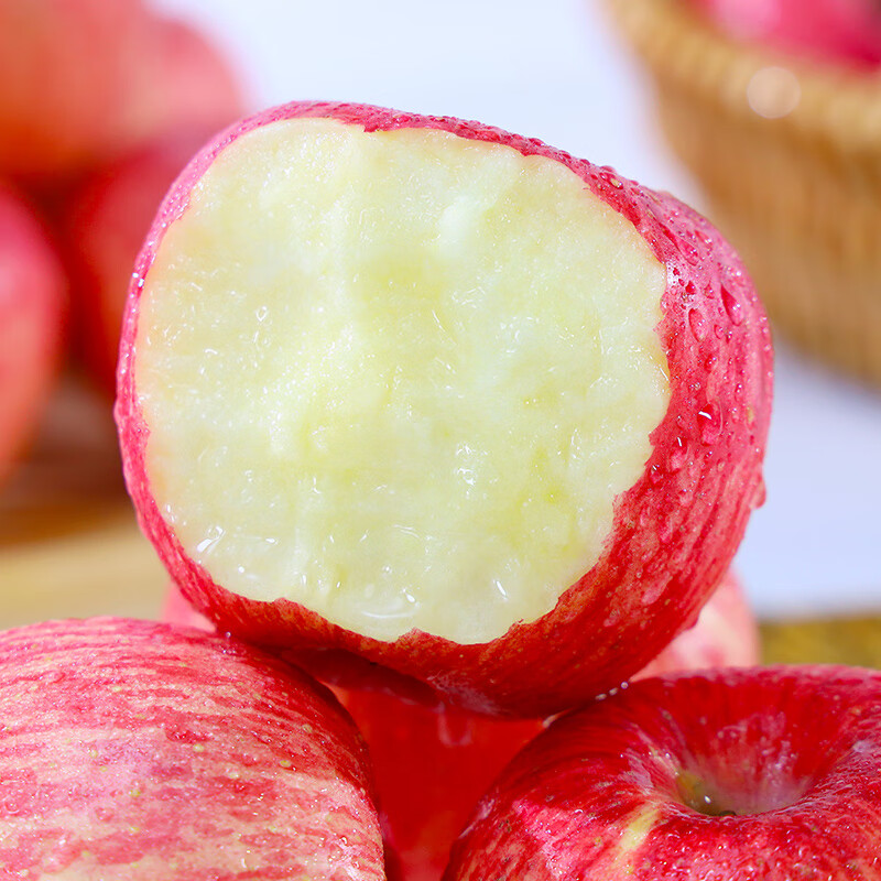 Jingmi Luochuan Red Fuji Apple 4.5kg, single fruit 235g+, seasonal fresh fruit, crispy and sweet, straight from the source