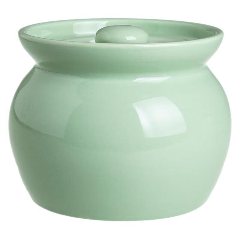 Jingdezhen food-grade ceramic water-proof stew pot stew pot household steam pot stew pot Shaxian soup pot pot simmering pot ceramic pot 350ml white small pot (