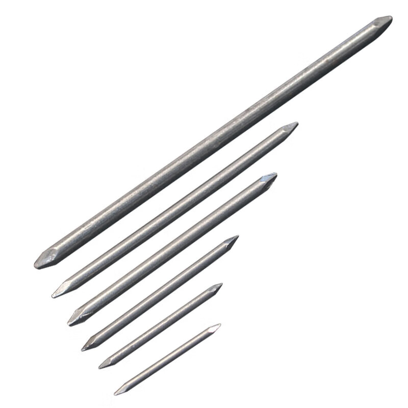 Miyi solid wood baseboard nails, two-way traceless nails, double-headed nails, wood board connecting straight nails, two-headed nails, 2-headed connecting double-pointed nails, 1 inch/length 3cm, diameter 1.8mm, 50 pcs