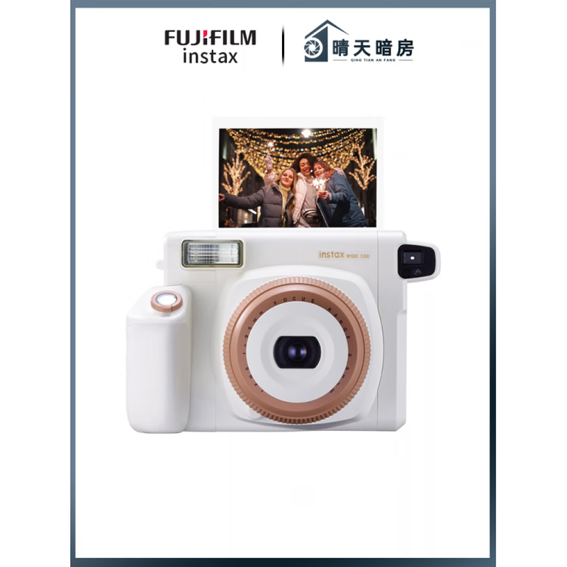 Fuji Instax wide300/wide400 one-time imaging instant wide format camera Second-hand Fuji wide300 black version random standard + 40 pieces of photo paper