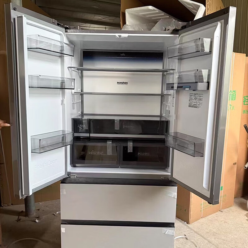 Rongsheng grade machine Rongsheng BCD-515W60FZBAS ultra-thin zero-embedded French multi-door one-level frequency conversion automatic ice making refrigerator with slight defects in appearance