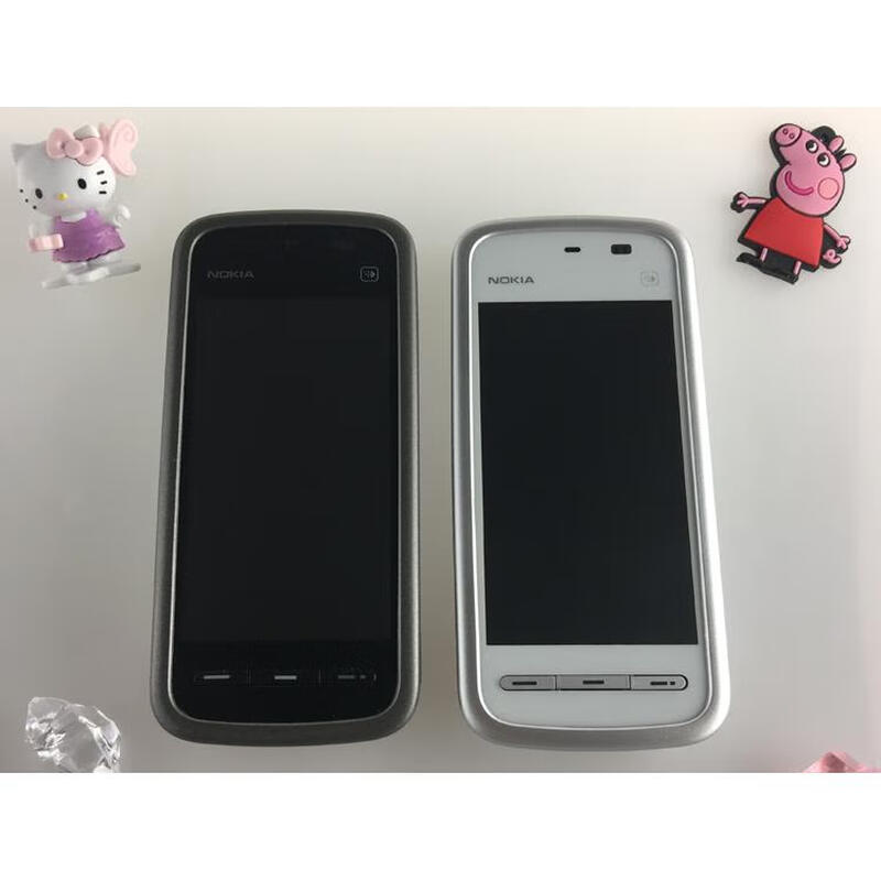 Noah's letter is the same model adapted to Nokia 600 5233/5230Xm straight handwriting touch screen Mobile Unicom 4G card student mobile phone 5233 white mobile version package one