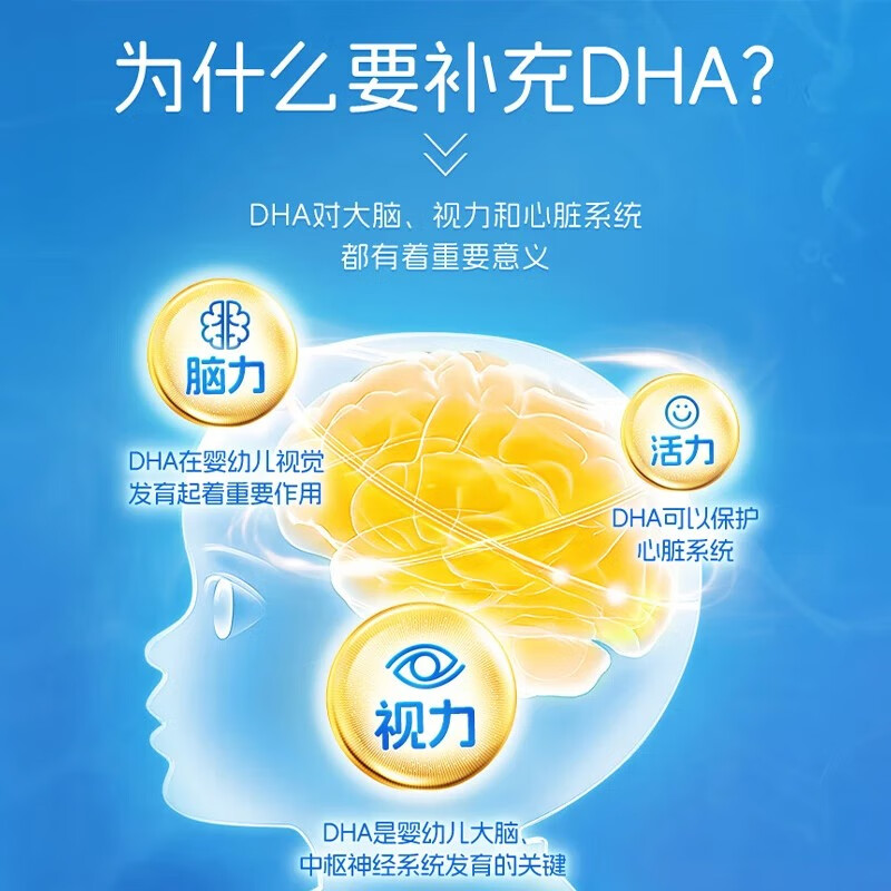 Life's DHA DSM Lutein dha children 4 years old + students eye protection brain supplement youth DHA algae oil 60 capsules
