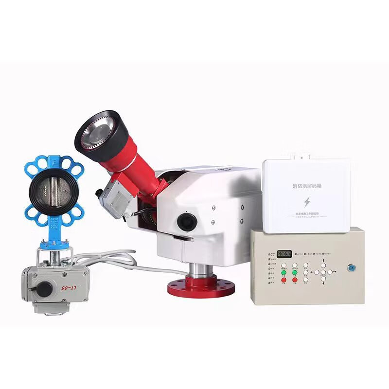 Fire water cannon fully automatic tracking and positioning jet fire extinguishing device 5 liters 10L high altitude explosion-proof fire water cannon controller color random