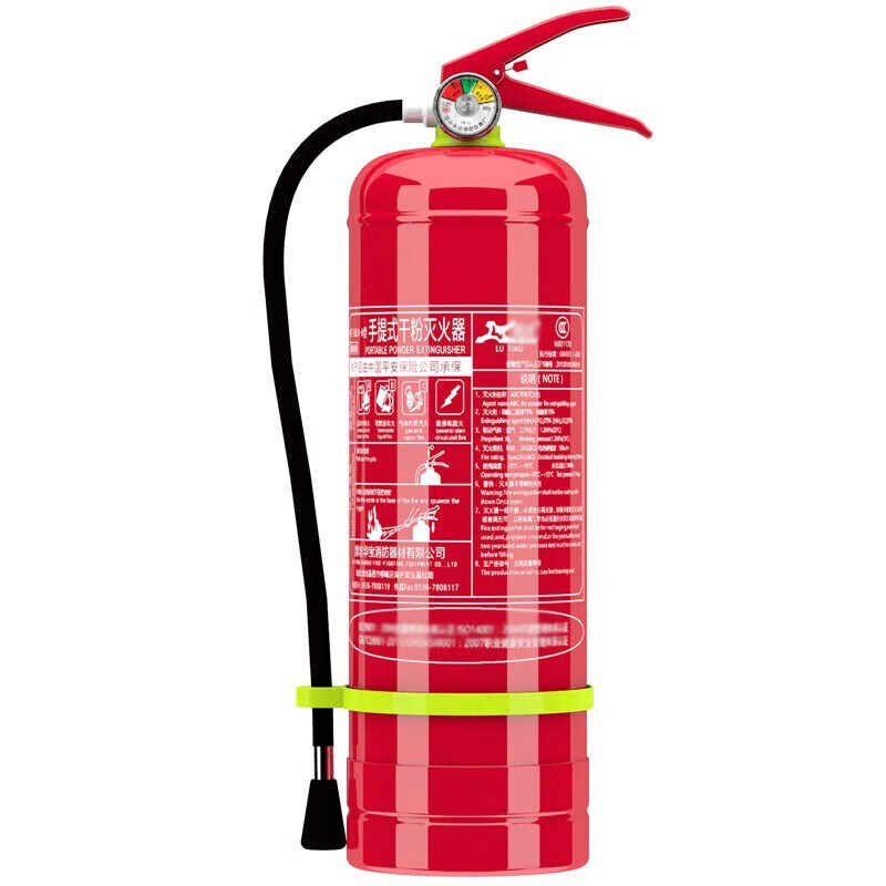 Anmei Security Store Commercial Vehicle Portable Dry Powder Fire Extinguisher 2/3/5/8kg Fire Equipment Mask 3kg Dry Powder (For Company Use)