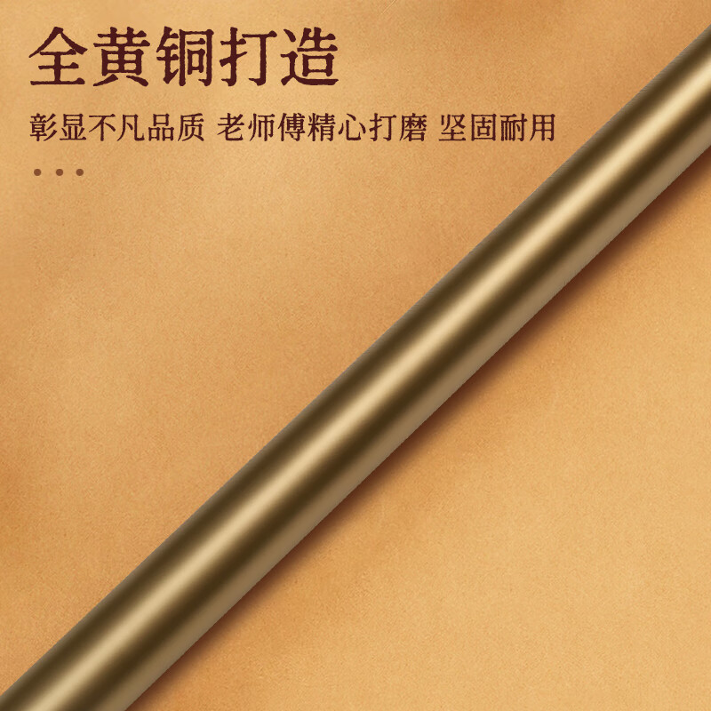 Home-protecting brass shoehorn long-handled shoe-lifting artifact for the elderly and pregnant women to wear shoes at home, shoe-horning and sliding, extended shoe-lifting device