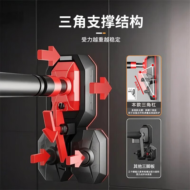 REXL hanging horizontal bar lumbar traction belt household waist protection traction sling power belt lumbar spine traction device strong waist exercise brown hook traction belt 500 catties load-bearing