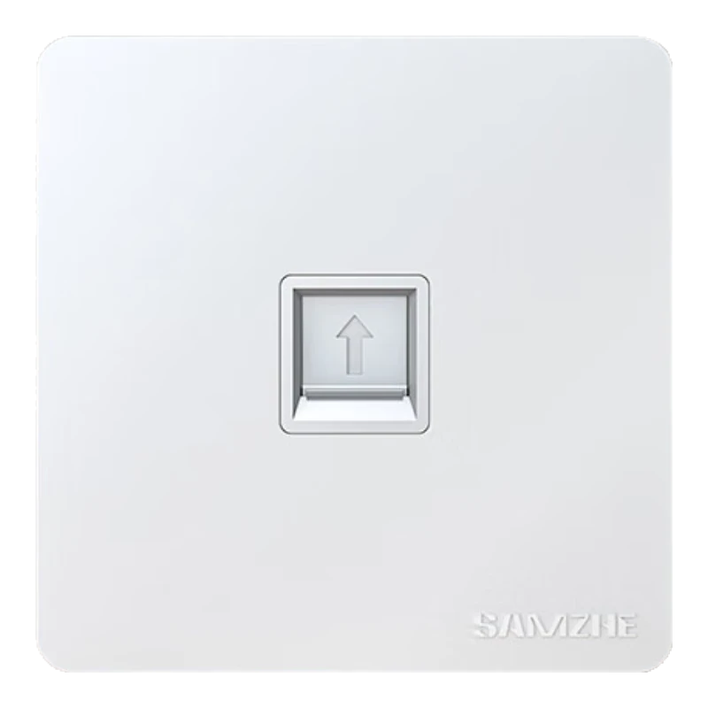 Shanze network cable network port network panel universal super five/six/seven module thickened 86 type panel suitable for computer room network socket one WAN-01