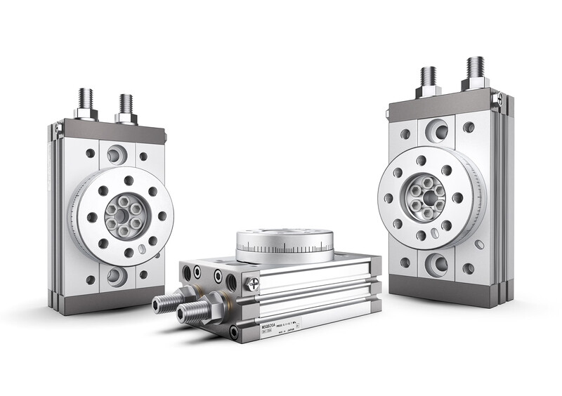 SMC rotary swing cylinder MSQA/MSQB10/20/30/50/70/100/10R/20R/30R/L2/L3 MSQB200R