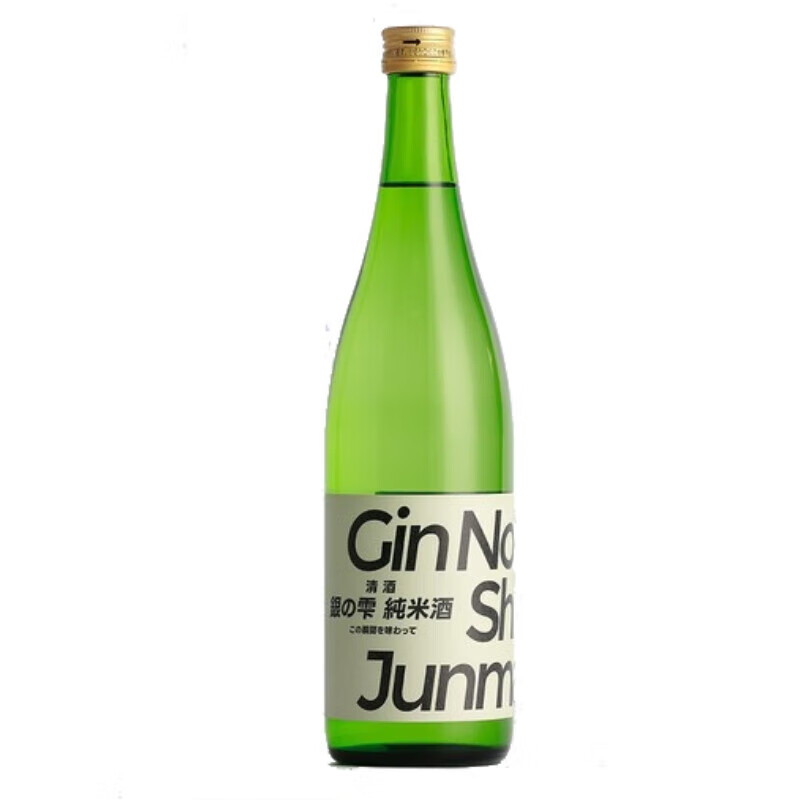 Ginshizuku Junmai Sake 1.8L Japanese original bottle imported from Kitododo Brewery Japanese food ration wine