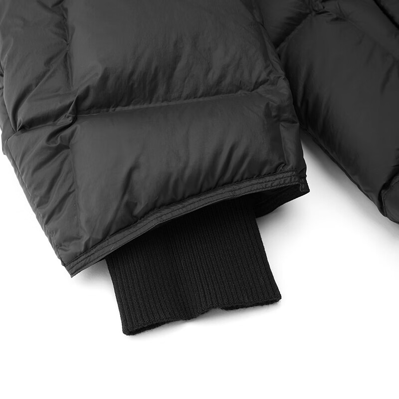 Jiangnan Buyi (JNBY) Black and Small Square Winter Style Stand Collar Down Jacket Loose Thickened White Duck Down Jacket Mid-Length 5OAC1027A