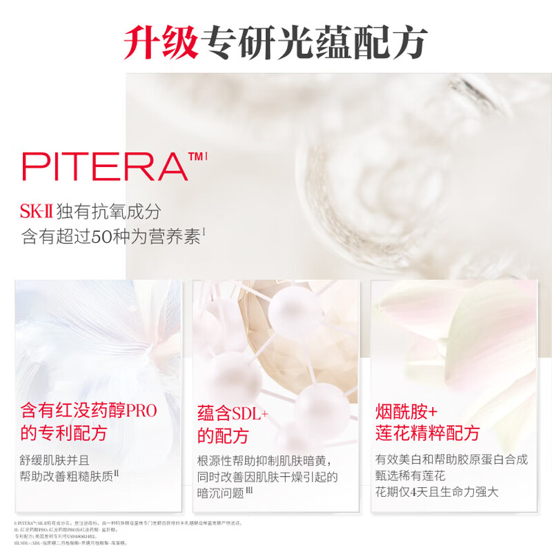 SK-II photon small light bulb whitening and anti-freckle essence 75ml cosmetics sk2 skin care product set birthday gift