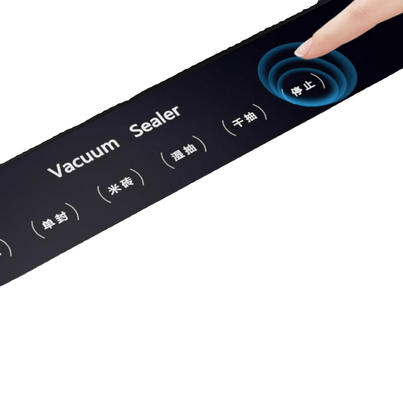 Skingcond German fully automatic vacuum sealing machine for wet and dry use household plastic sealing food packaging fresh-keeping household food vacuum machine for wet and dry use touch screen model with large suction power + 50 vacuum bags