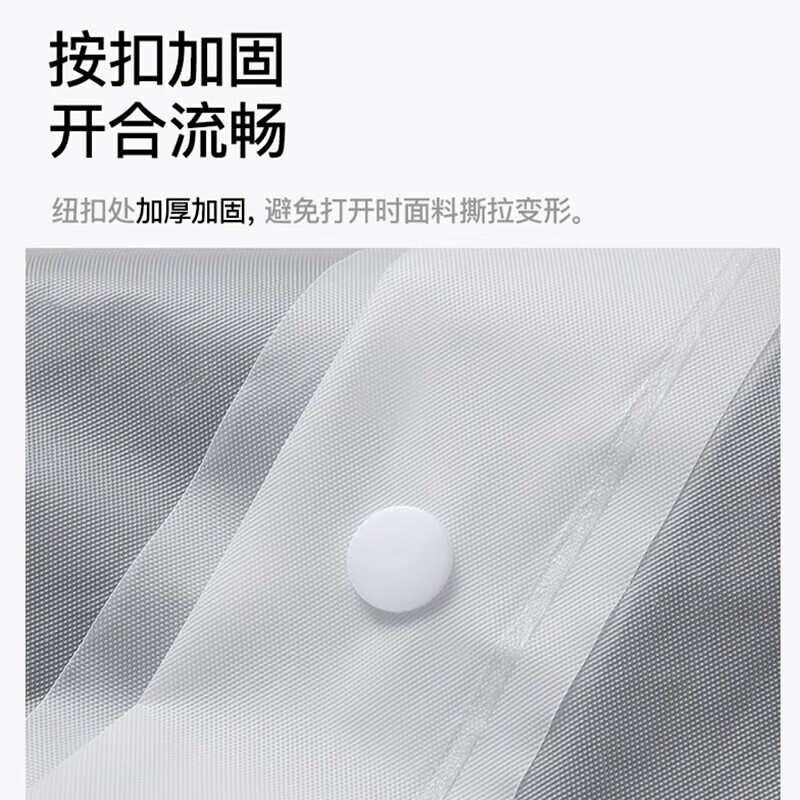 ToMill raincoat long full body heavy rain non-disposable thickened outdoor portable adult poncho travel 2 pieces white