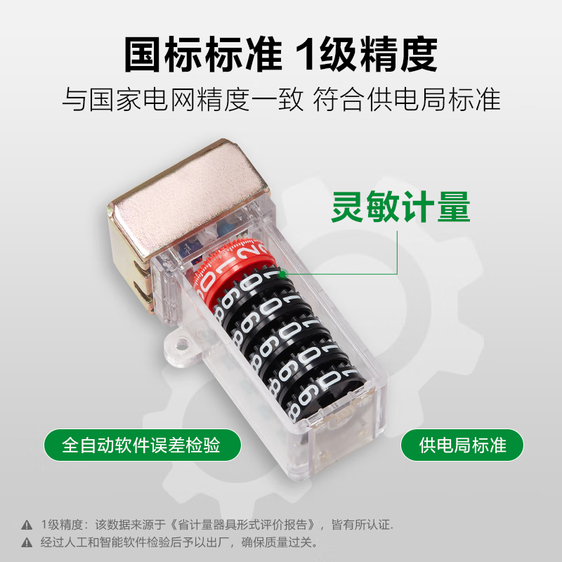 Bull electrical meter home commercial rental single-phase meter high-precision electronic energy meter DDS2295