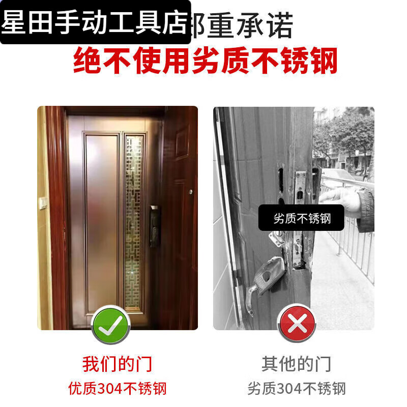 Korean style door ventilation door stainless steel single door thickened entrance to the residential area single push-pull entrance door security door style 7 201
