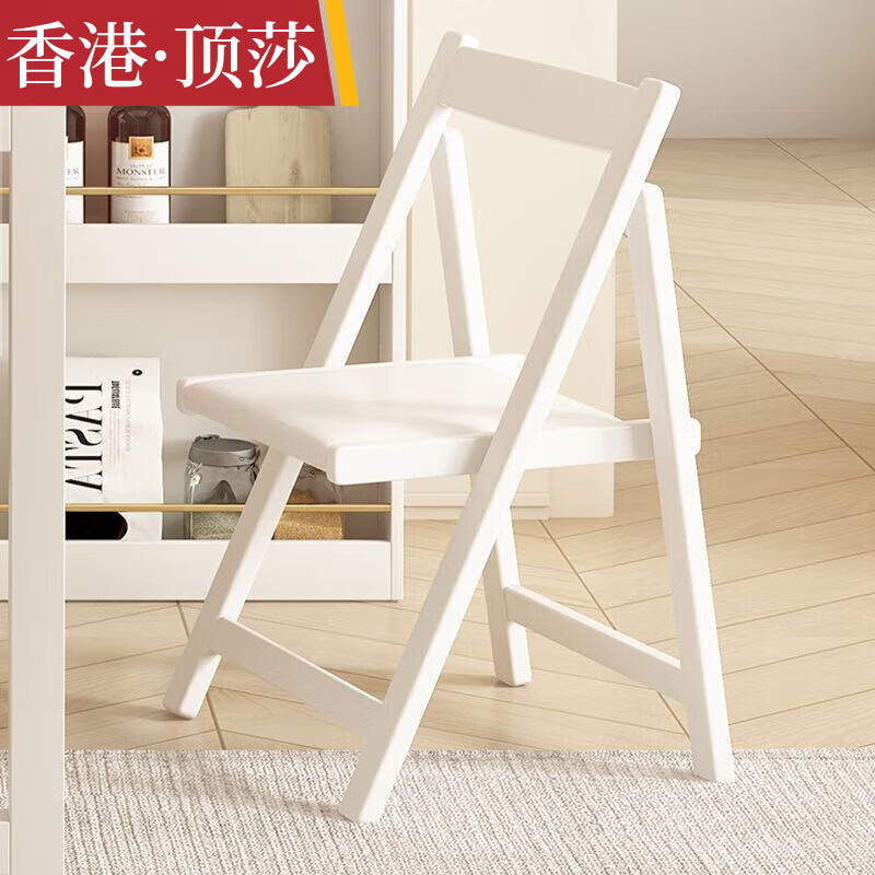 Dingsha Oulang household small apartment cream style solid wood folding dining table and sideboard integrated simple modern telescopic dining table multi-functional folding dining table