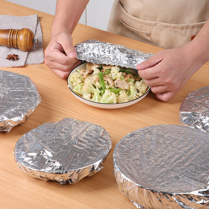 Baijie plastic wrap cover insulation cover kitchen fresh-keeping bag special bowl lid cover with elastic mouth food insulation cover 50 pieces