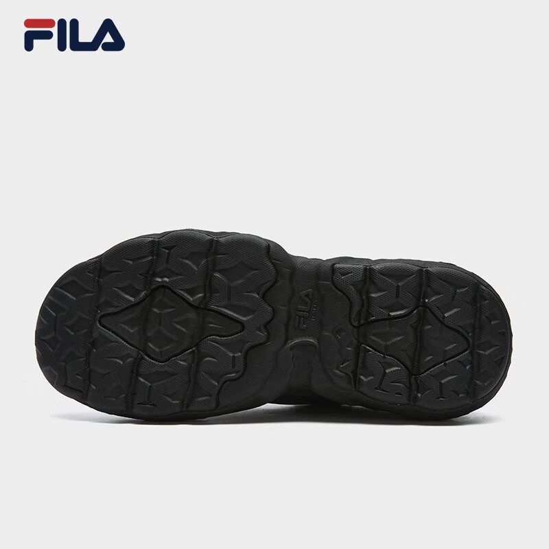 FILA FILA muffin shoes plus velvet men's shoes dad shoes sneakers 2025 winter warm thick-soled casual shoes