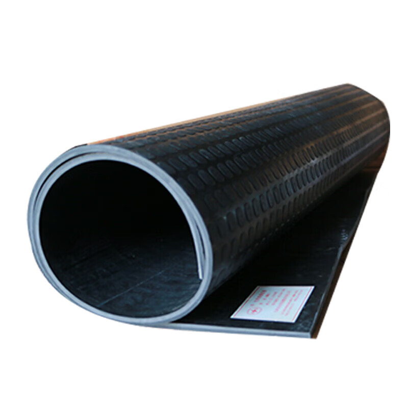 Double-safe insulation mat power distribution room 4mm rubber plate DX041 anti-slip floor mat 1m*1m high voltage resistant 20kv national standard power distribution room electrical insulation blanket power plant special thickened shock-absorbing industrial rubber