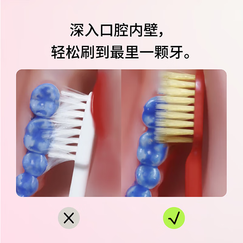 EBISU EBISU 54-hole comfortable and protective wide-head toothbrush, 6 rows of soft bristles, 1 piece, random color, temporary clearance