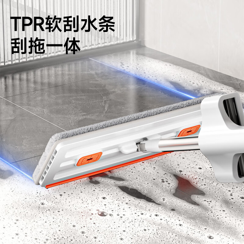 Mayflower flat mop 42cm3 cloth household one mop free hand wash 2025 water absorbing mop artifact mop mop