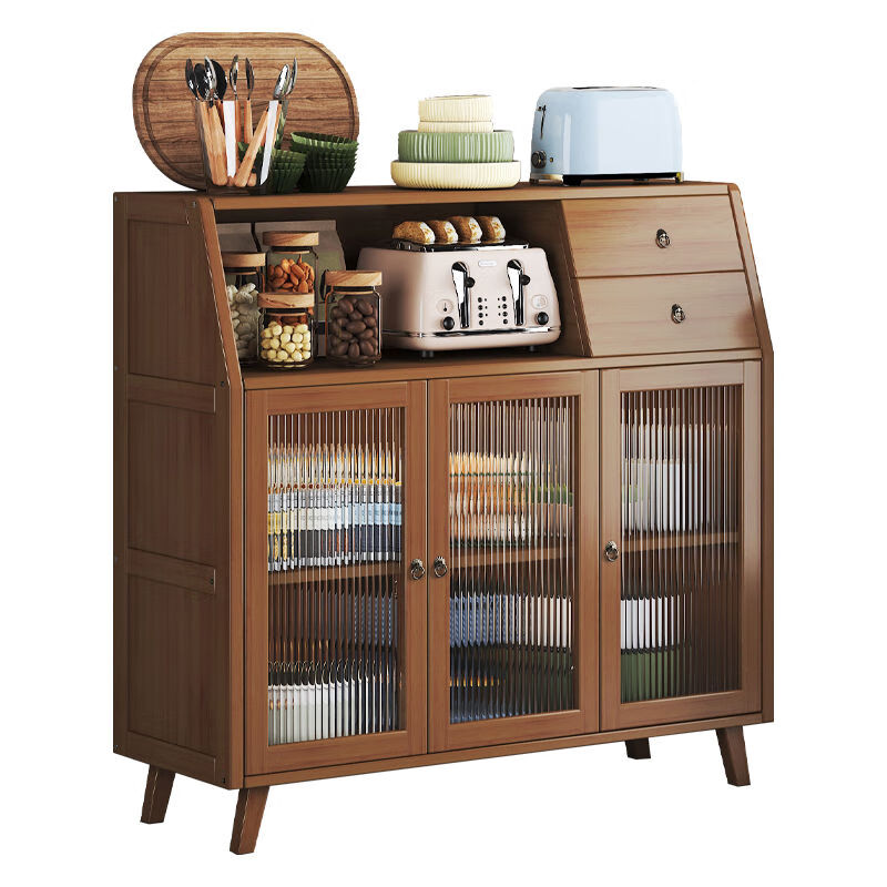 Kampai Clearance Kitchen Sideboard Wine Cabinet Cabinet Simple Cupboard Multi-Function Storage Cabinet Home Tea Cabinet Storage Living Room Manufacturer Clearance-Single Door