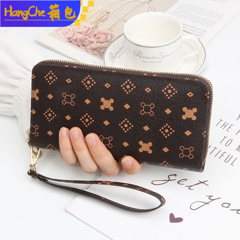 Ye Yu Zipper Wallet Women's Long Fashion Women's Student Clutch New Mobile Phone Bag Korean Coin Purse Main Image