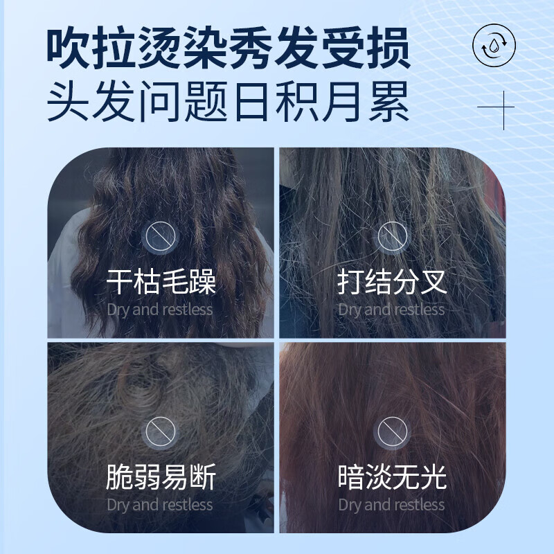 Losoki Swiss imported conditioner smoothes dry and frizzy hair mask protein nutrition repairs hair and prevents hair loss for men and women