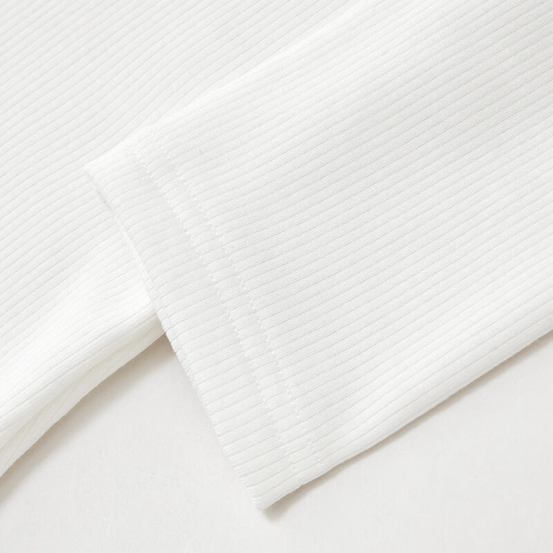 IEF/Aiyifu Slightly Fat 2025 New Winter Fashion Simple Style Half Turtle Collar Temperament Bottoming Top White M