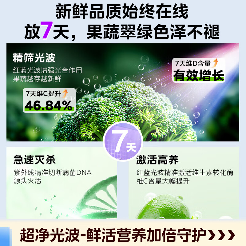 Midea Xiong Dundun Pro603 white flat-screen fully embedded cross-fold four-door dual-system sterilization and odor-free first-class frost-free trade-in household refrigerator government subsidy BCD-603WUSPZM (E) Seashell White