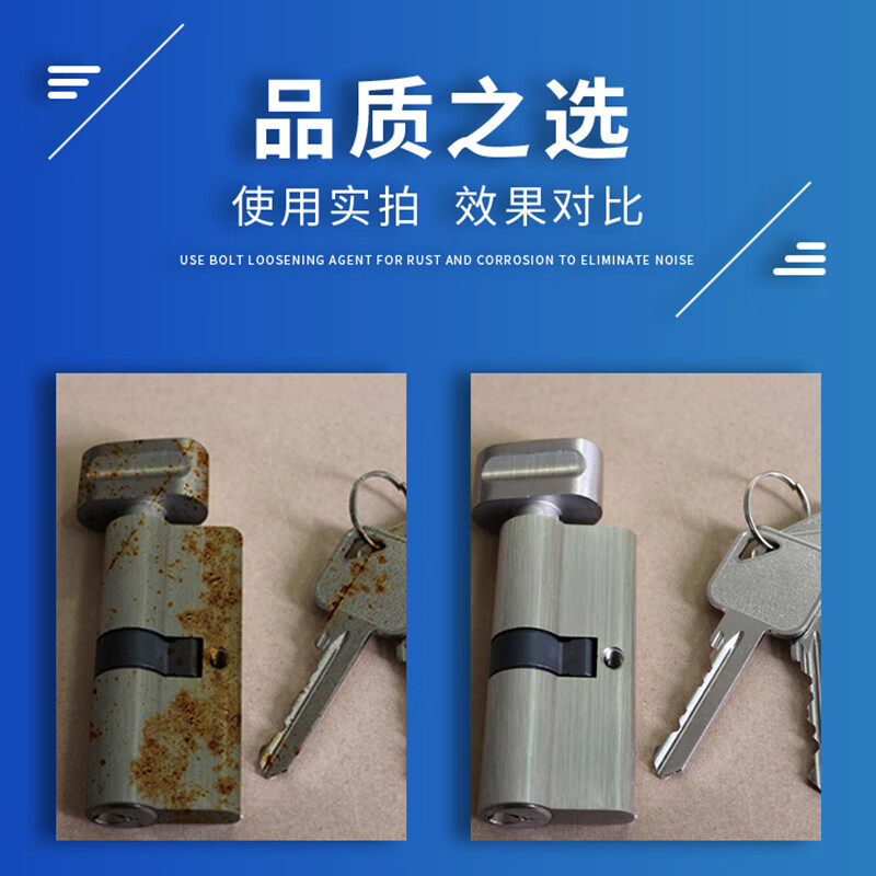 Sharp bolt loosening agent, universal rust removal lubricant, metal screw bolt loosening agent, car and home dual-purpose rust loosening agent, rust cleaning agent