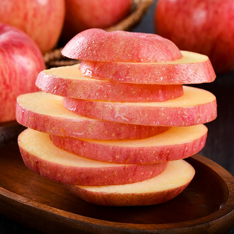 Jingxiansheng Shandong Yantai Red Fuji Apples 9 pounds, fruit diameter starting from 85mm, fresh fruit, straight from the source