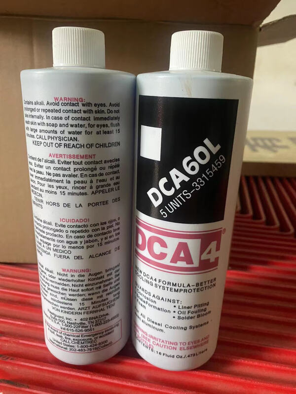 Cummins anti-rust water 500 ml DCA4 coolant additive DCA60L corrosion preparation generator for 500 ml bottle