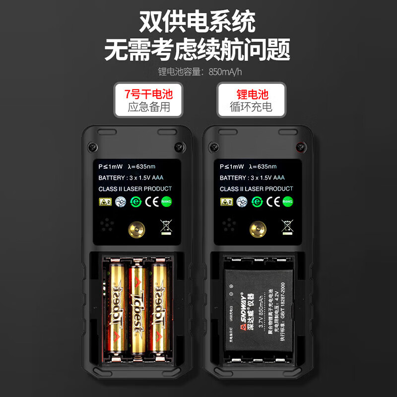 He Jiagong Shendawei Shendawei laser rangefinder outdoor handheld green light measuring instrument measuring room height 50 meters (lifetime CAD drawing software VIP)