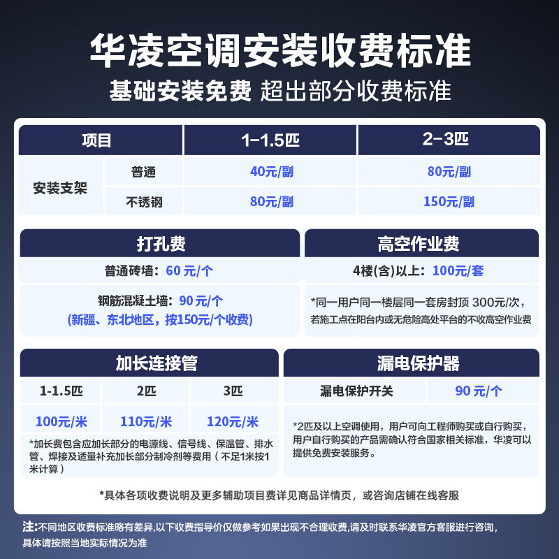 Hualing Air Conditioner Super Power Saving 1 Horsepower Level 1 Energy Efficiency Intelligent Large Air Volume Variable Frequency Heating and Cooling On-hook National Subsidy for Trade-In Home Appliances KFR-26GW/N8HA1