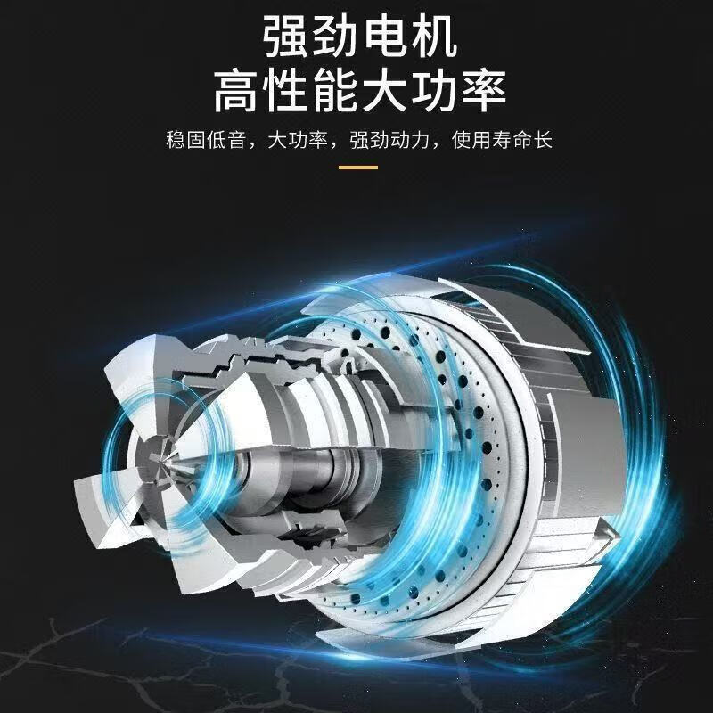 9yang's same German quality movement meat grinder for home use with large capacity and multi-function noodle kneading, three-speed 6-blade knife - strong power (three sets of knives) 5L