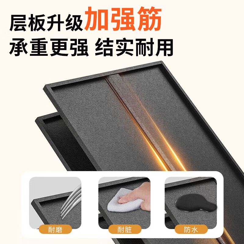 Quanpinwu kitchen rack floor-standing multi-functional appliance shelf storage household shelf microwave storage cabinet 60405