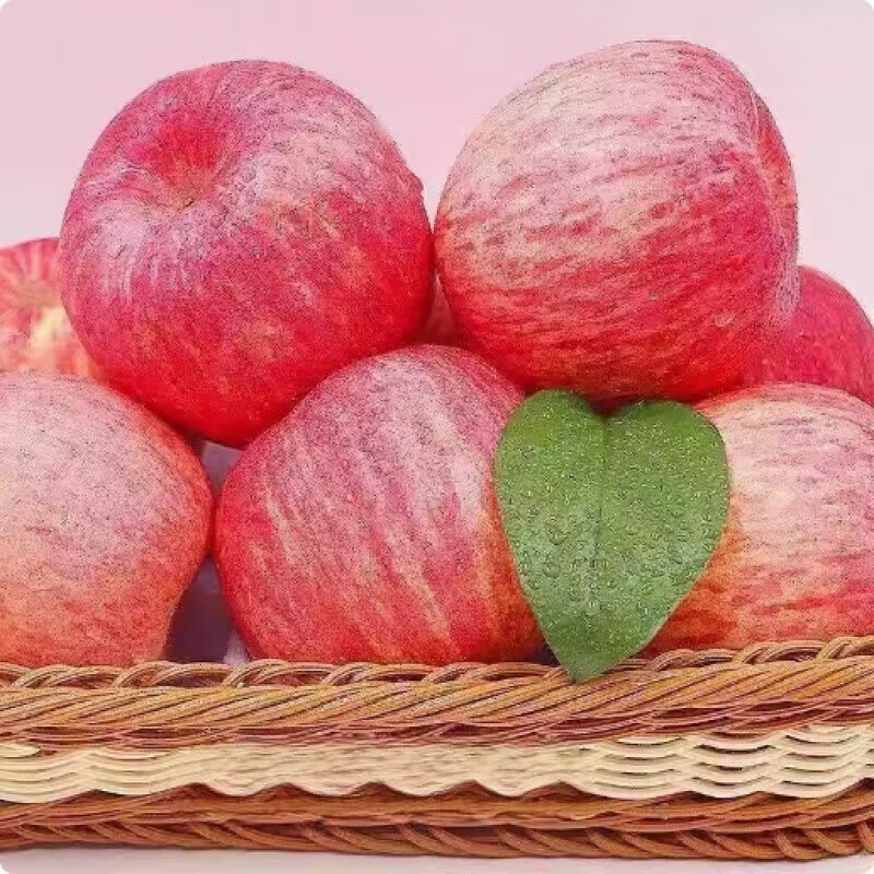 West Shaanxi Yan'an Luochuan Red Fuji 10 catties packed apple fresh fruit crisp sweet seasonal fruit seasonal fresh fruit with box 5 catties large fruit