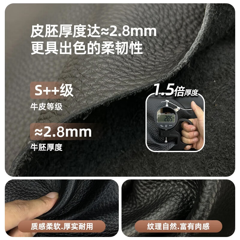 HODW Electric Functional Sofa Zero Wall Lawrence Leather Sofa Living Room Italian Minimalist First Class Sofa 2025 3.15m Four-seater Double Electric Fully Covered 2.8mm First Layer Cowhide