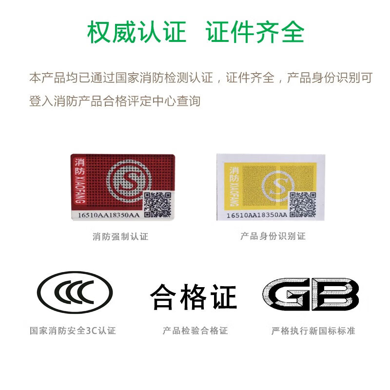 Jufeng Warrior Fire Extinguisher Home Kitchen Living Room Water-based Dry Powder Vehicle-mounted Fire Fighting Equipment Family Set 3C Certification 2025 New Fire Fighting Set for a Family of Five (Free Backpack)