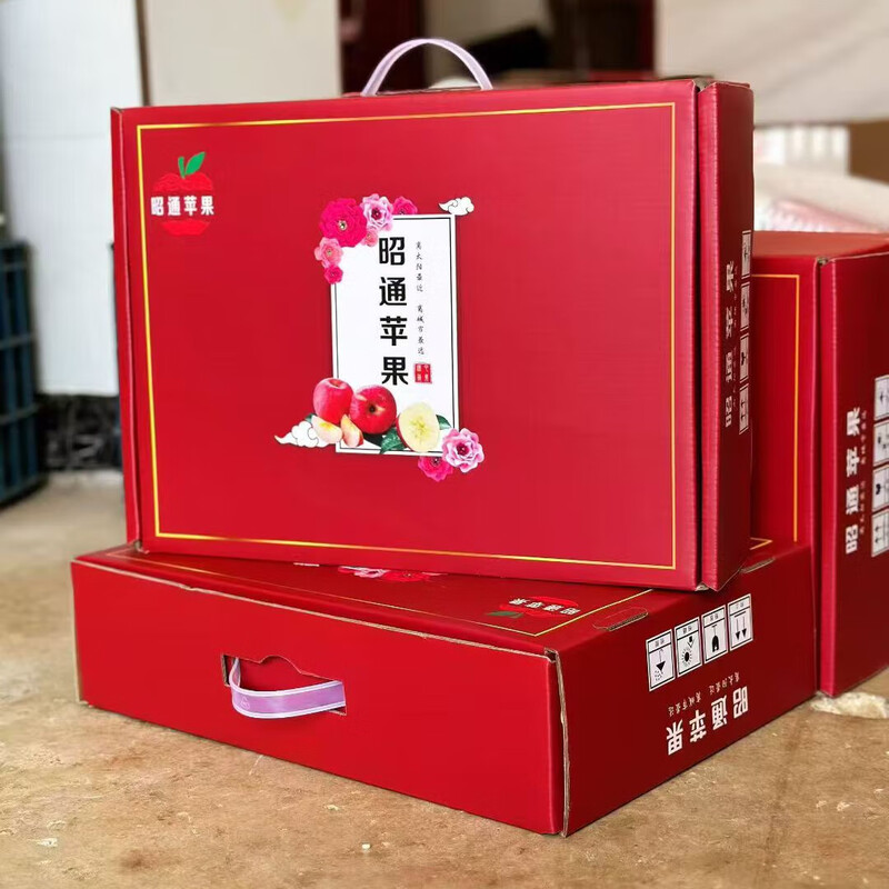 Rose Garden 2025 New Fruits Now Picked, Yunnan Zhaotong Wild Ugly Apple Rock Candy Heart Rare Fruit Fresh Crisp Sweet Large Fruit 75mm (inclusive)-80mm (exclusive) 10 catties