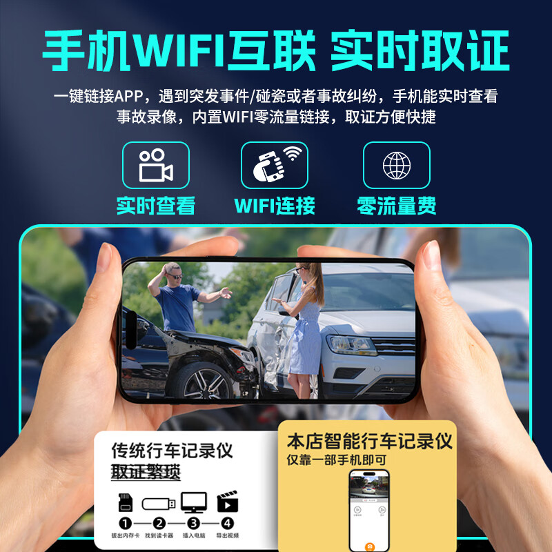 Runhua 16-25-26 Buick LaCrosse special driving recorder original factory original luxury version Aivia version without wiring 2025 model 28T Platinum version 4K ultra-clear single lens 2160P+64G card