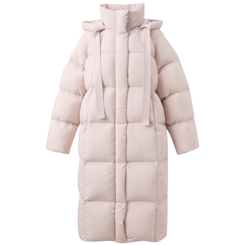 Tricolor 90 white goose down 2025 winter new style goose down jacket waterproof easy care down jacket for women Sakura Pink S 155/80A