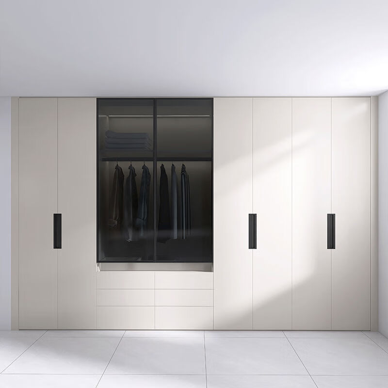 Pupan Xianghe Furniture Millennium Boat Grade Rubber Wooden House Customized Wardrobe Entry Shoe Cabinet Grade Rubberwood + European Pine Door Door with Cabinet Installation House Customized Back Panel 18mm