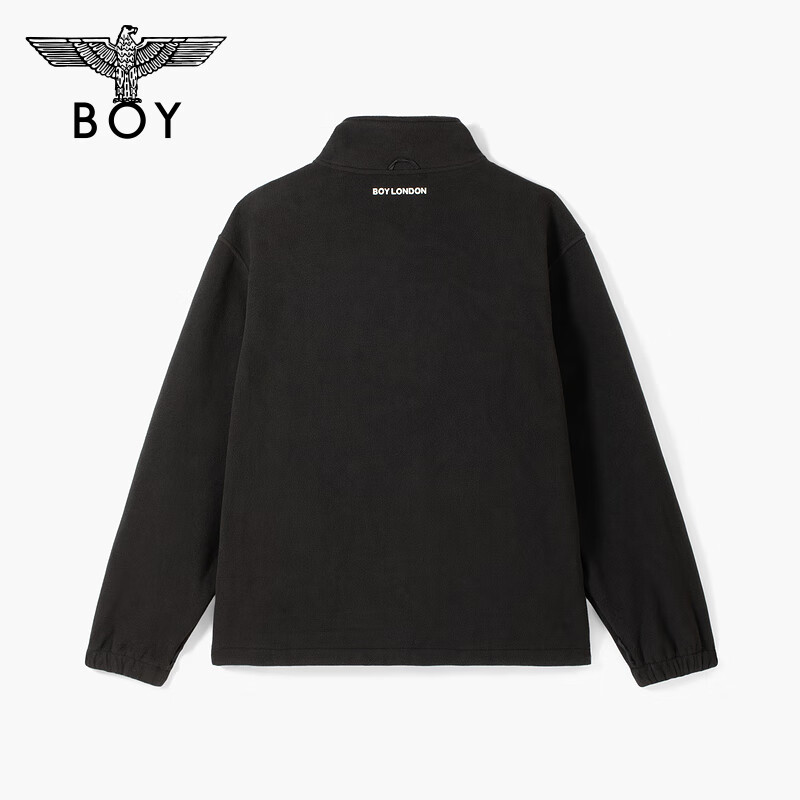 BOY LONDON Men's Jacket Spring and Autumn Three-in-One Polar Fleece Functional Wind Hooded Jacket Women's Top N23082 Black M
