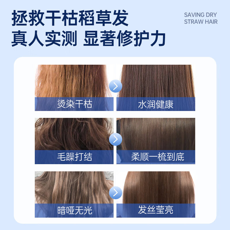 Losoki Swiss imported conditioner smoothes dry and frizzy hair mask protein nutrition repairs hair and prevents hair loss for men and women